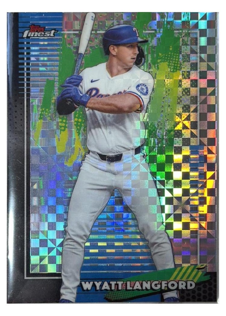 2026 Topps Finest Wyatt Langford #67 card