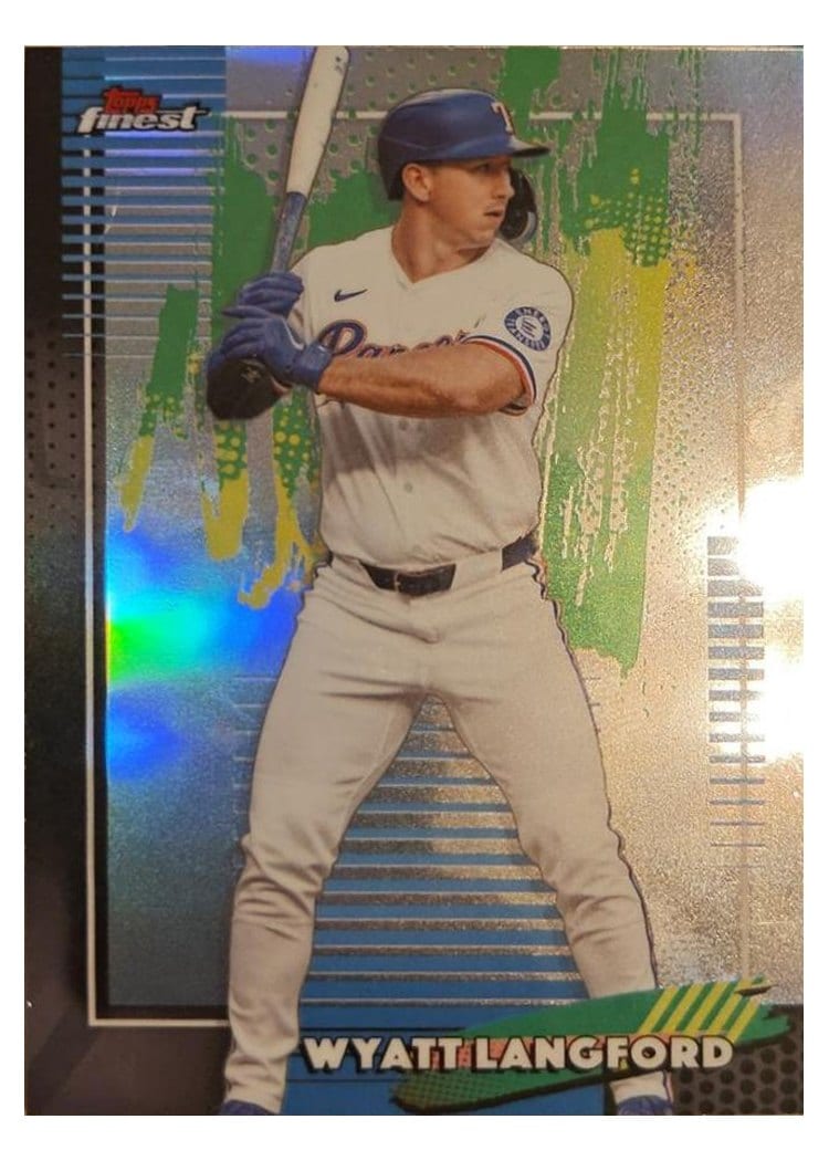 2026 Topps Finest Wyatt Langford #67 card