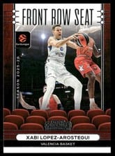 2025-26 Panini Contenders EuroLeague Front Row Seat Xabi Lopez-Arostegui #15