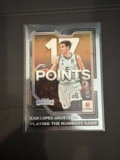 2025 Panini Contenders EuroLeague Playing the Numbers Game Xabi Lopez-Arostegui #18 card