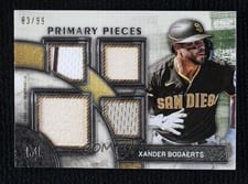 2025 Topps Museum Collection Single Player Primary Pieces Quad Relics Xander Bogaerts #SPPQ-XB card