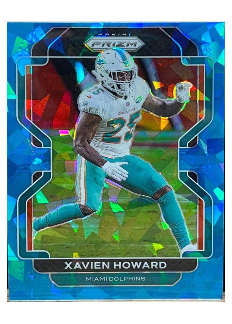 2021 Panini Prizm Base Set Xavien Howard Blue Ice Prizm #111 card