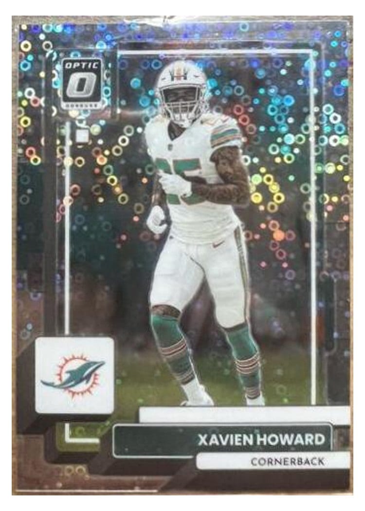 2022 Donruss Optic Base Set Xavien Howard Silver Circles #125 card