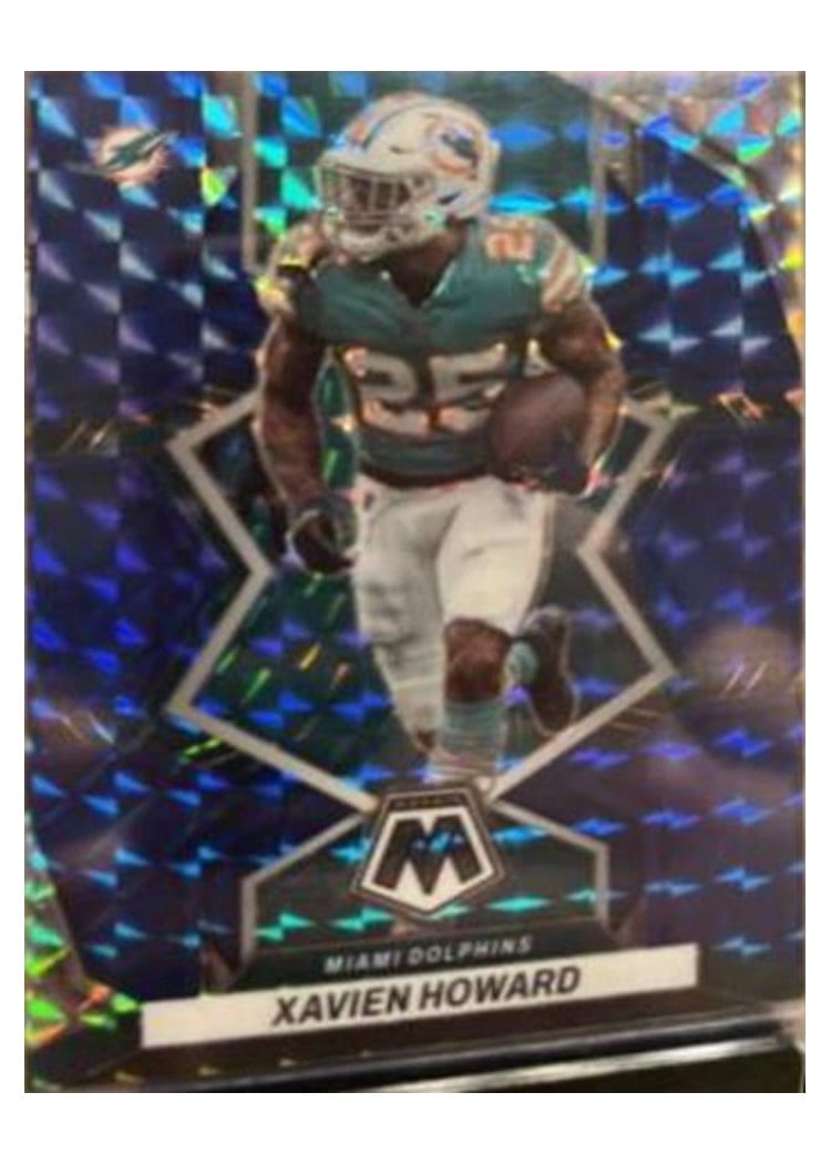 2022 Panini Mosaic Base Set Xavien Howard Blue #125 card
