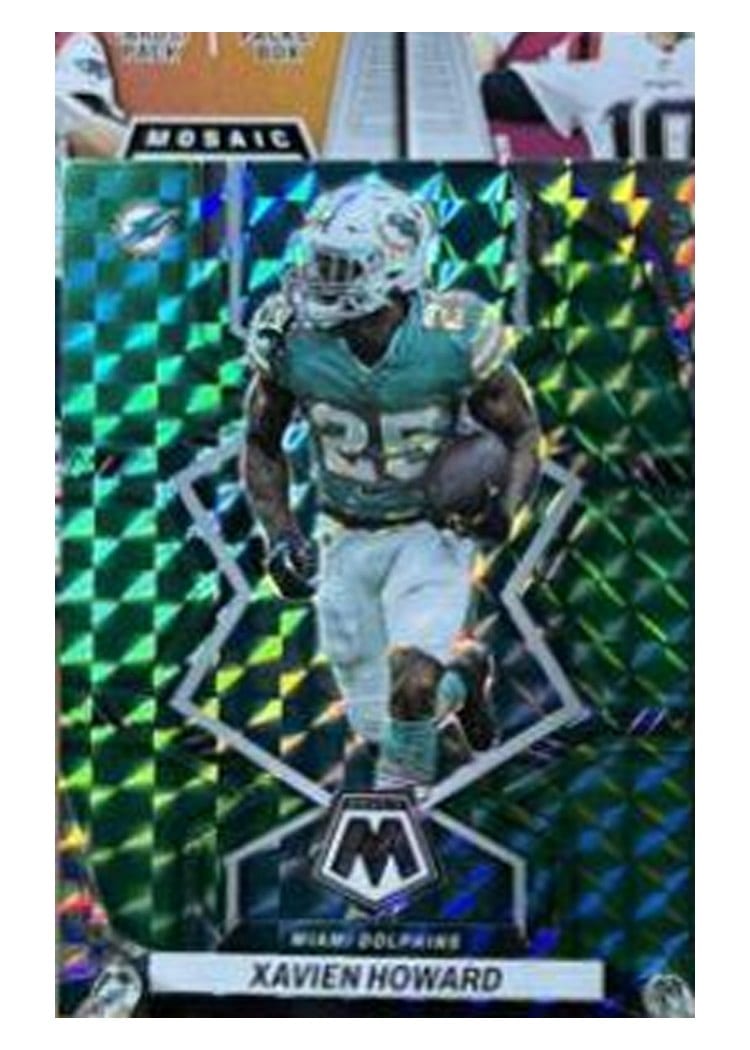 2022 Panini Mosaic Base Set Xavien Howard Green #125 card