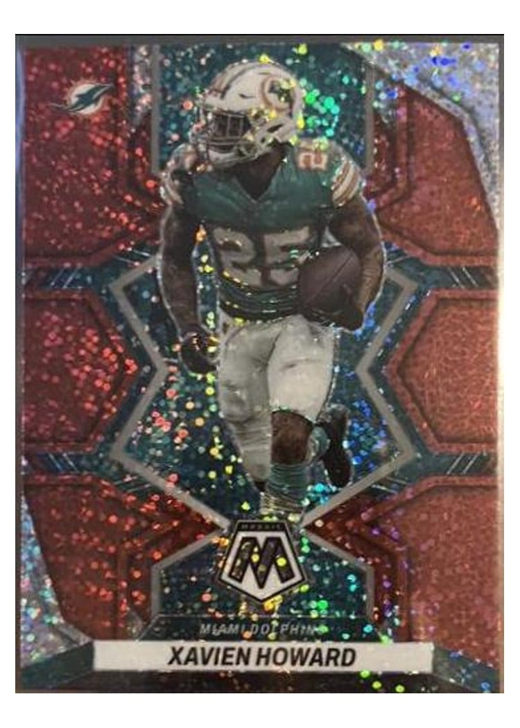 2022 Panini Mosaic Base Set Xavien Howard Green Sparkle #125 card