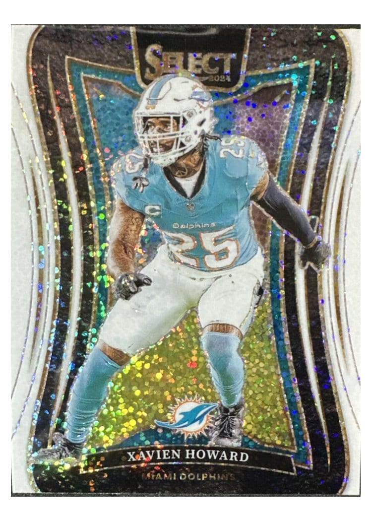 2024 Panini Select Base Set Xavien Howard White Sparkle Prizm #400 card