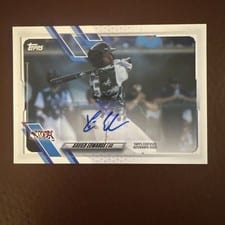 2021 Topps Pro Debut Autographs Xavier Edwards #PD-34 card