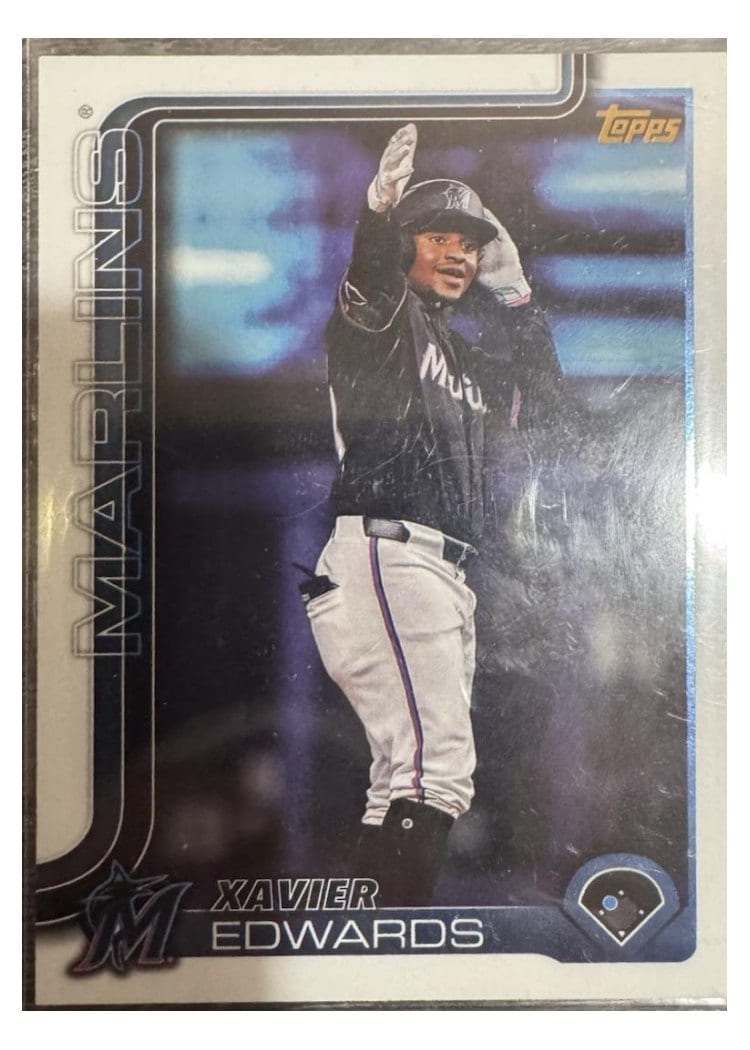 2025 Topps Base Set Xavier Edwards #258 card
