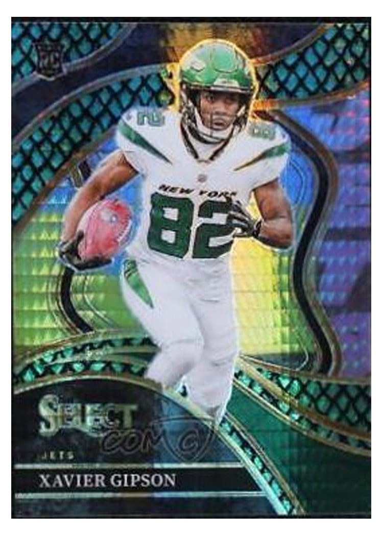 2023 Panini Select Base Set Xavier Gipson Dragon Scale Prizm #205 card