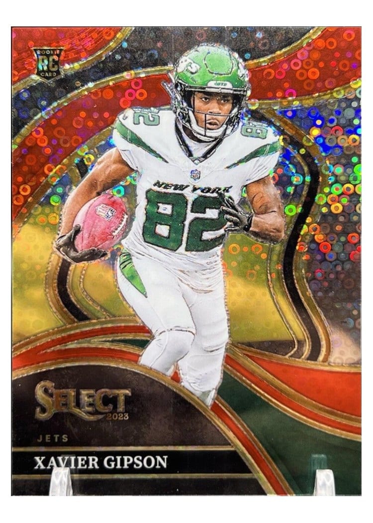 2023 Panini Select Base Set Xavier Gipson Disco Red Prizm #205 card