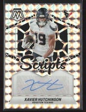 2024 Panini Mosaic Scripts Xavier Hutchinson #SC-XHU card