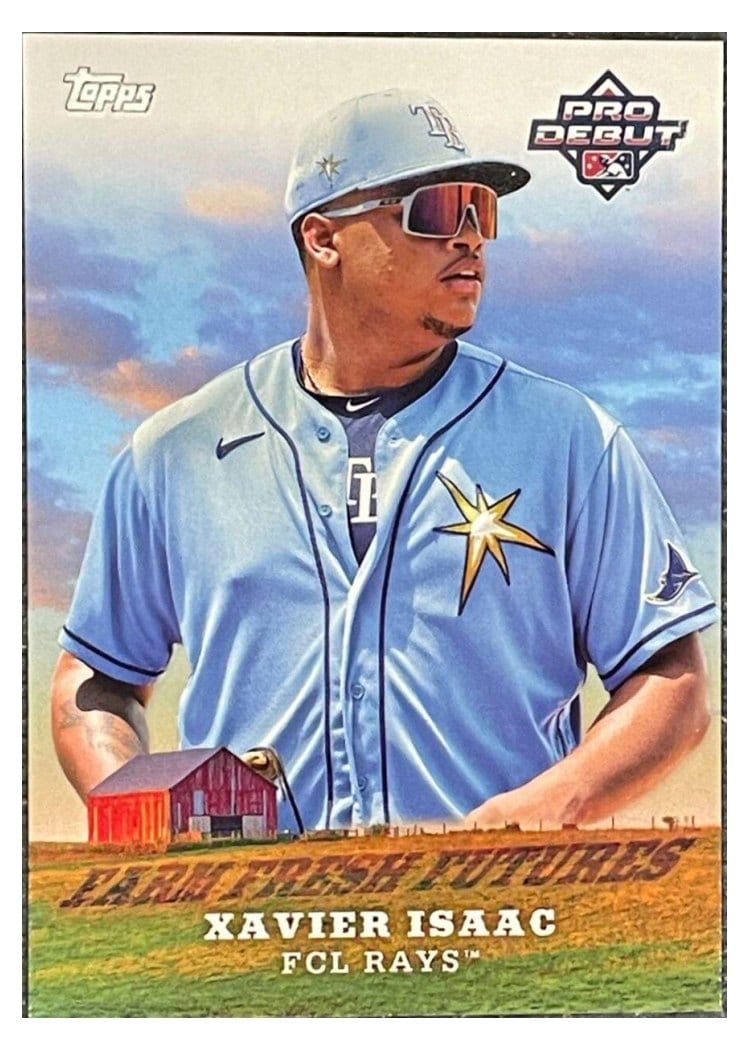 2023 Topps Pro Debut Farm Fresh Futures Xavier Isaac #FF-18 card