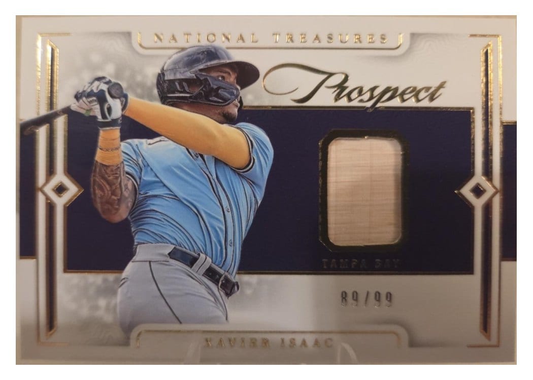2024 Panini National Treasures Prospect Lumber Xavier Isaac #18 card