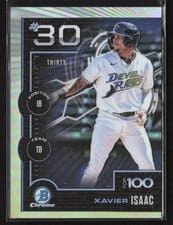 2025 Bowman Bowman Scouts Top 100 Xavier Isaac #BTP-30 card