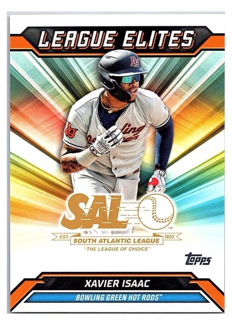 2025 Topps Pro Debut League Elites Xavier Isaac #LE-8 card