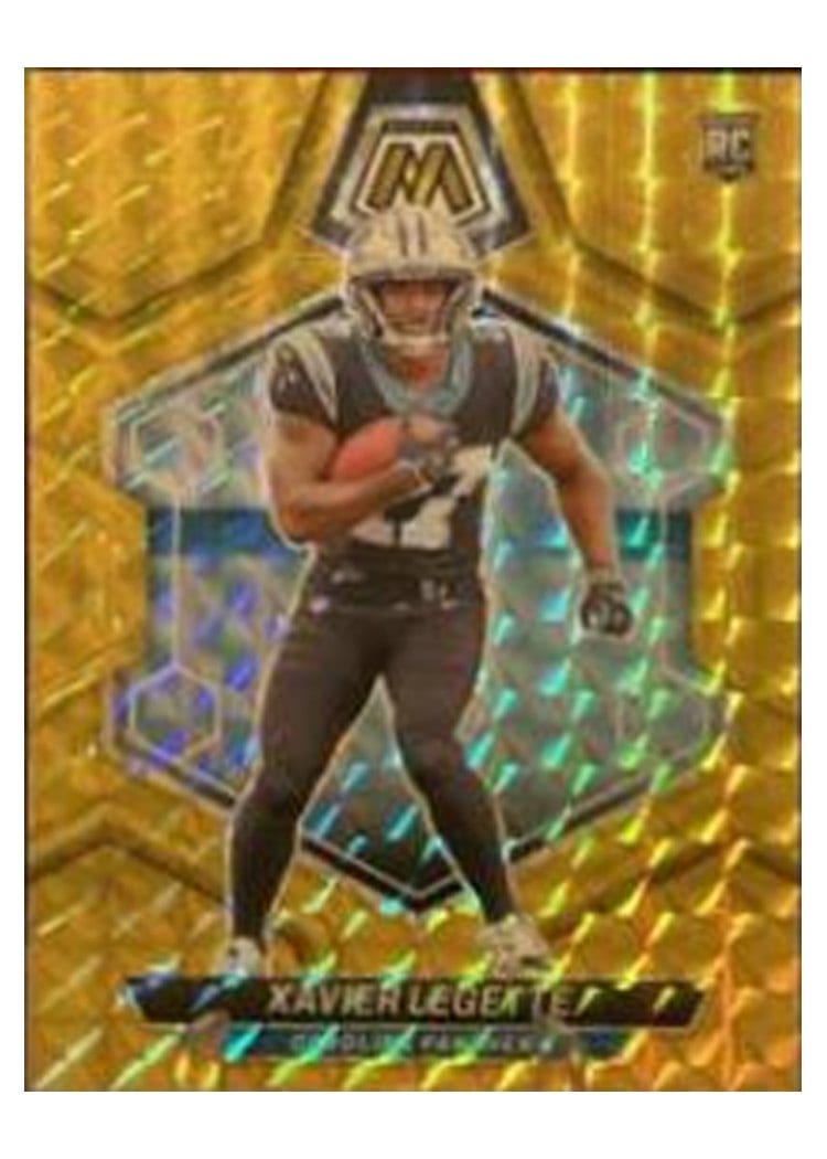 2024 Panini Mosaic Base Set Xavier Legette Gold #332 card