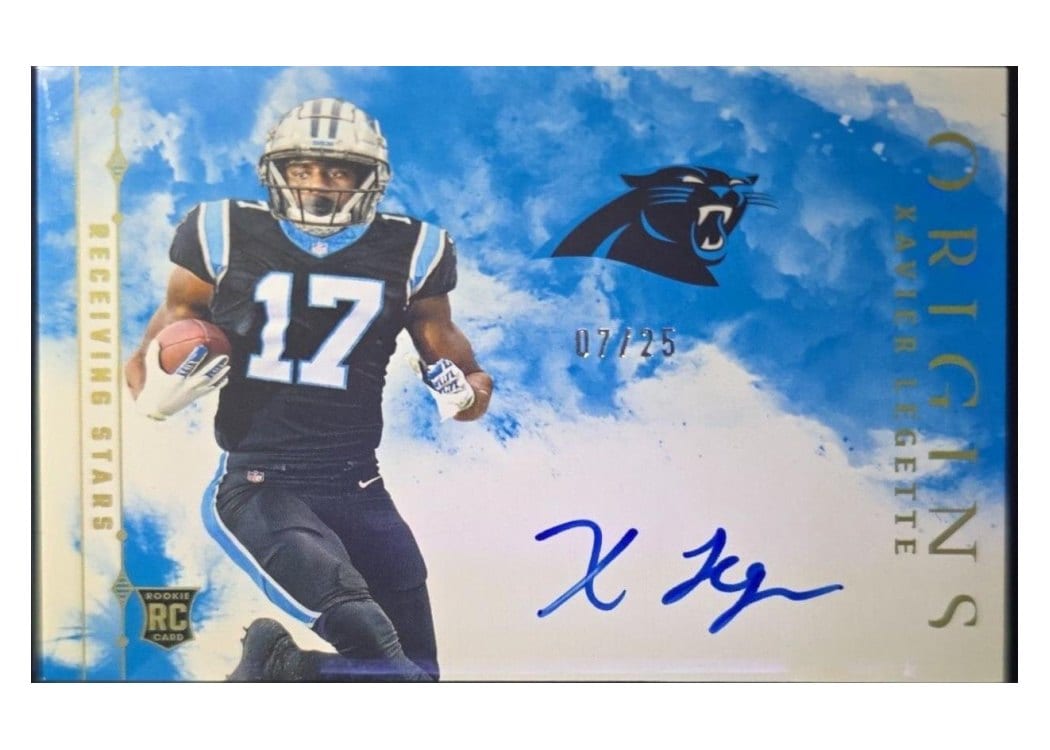 2024 Panini Origins Receiving Stars Signatures Xavier Legette #RSS-XLE card