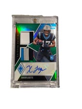 2024 Panini Phoenix Rising Rookie Dual Patch Autographs Xavier Legette #RRDP-XLE card
