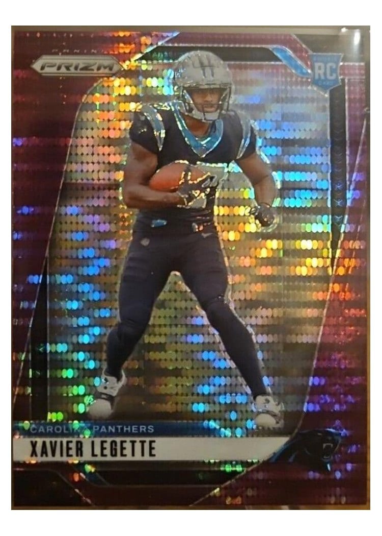 2024 Panini Prizm Base Set Xavier Legette Purple Pulsar #398 card