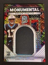 2024 Panini Spectra Monumental Memorabilia Xavier Legette #MM-XLE card