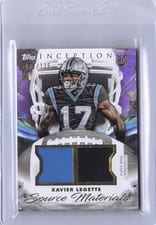 2024 Topps Inception Source Materials Xavier Legette #SM-XL card