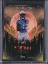 2024 Topps Midnight Nightball Xavier Legette #NB-4 card