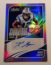 2025 Panini Absolute Signature Standouts Xavier Legette #SS-XLE card