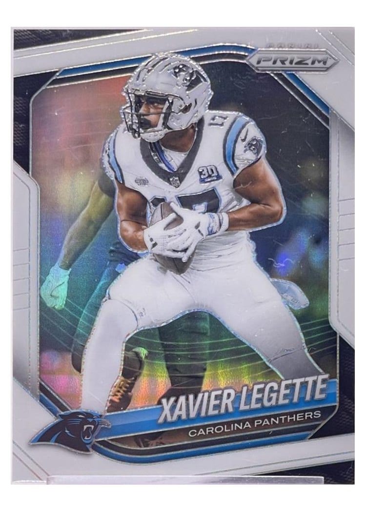 2025 Panini Prizm Base Set Xavier Legette White #118 card