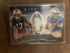 2024 Topps Midnight Constellations Xavier Legette / Bryce Young #C-24 card