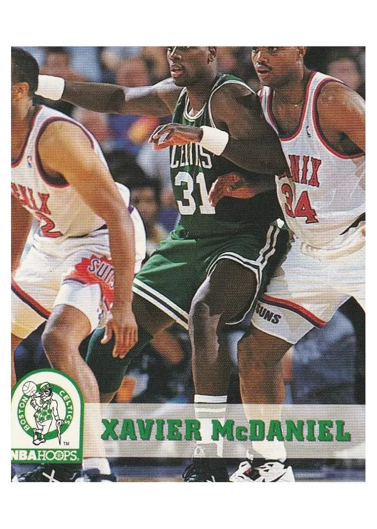 1993 Hoops Xavier McDaniel #15 card