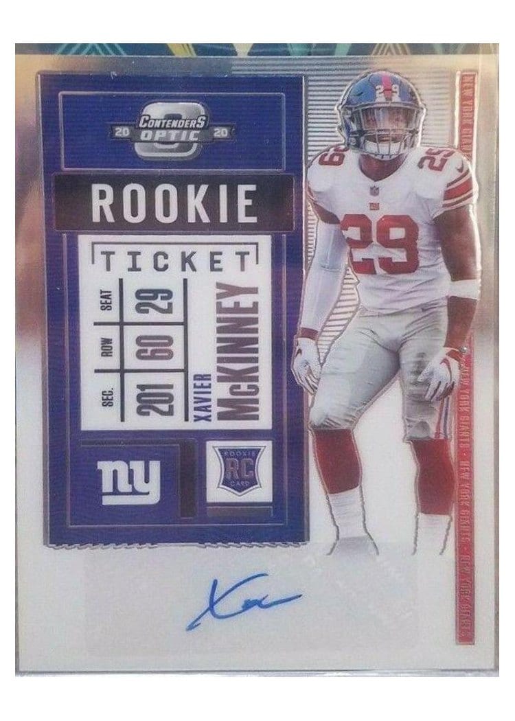 2020 Panini Contenders Optic Base Set Xavier McKinney #161 card