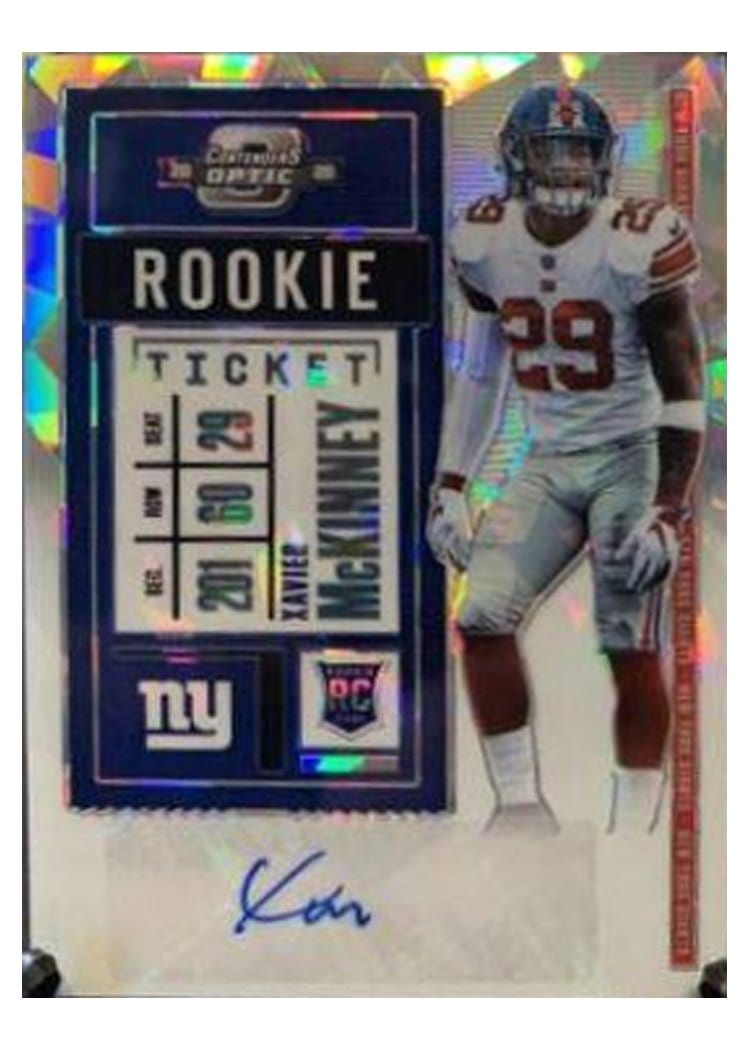 2020 Panini Contenders Optic Base Set Xavier McKinney #161 card
