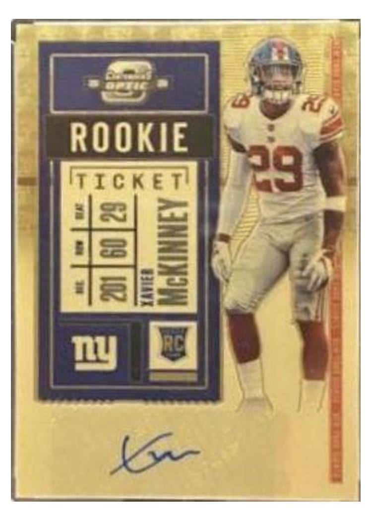 2020 Panini Contenders Optic Base Set Xavier McKinney #161 card