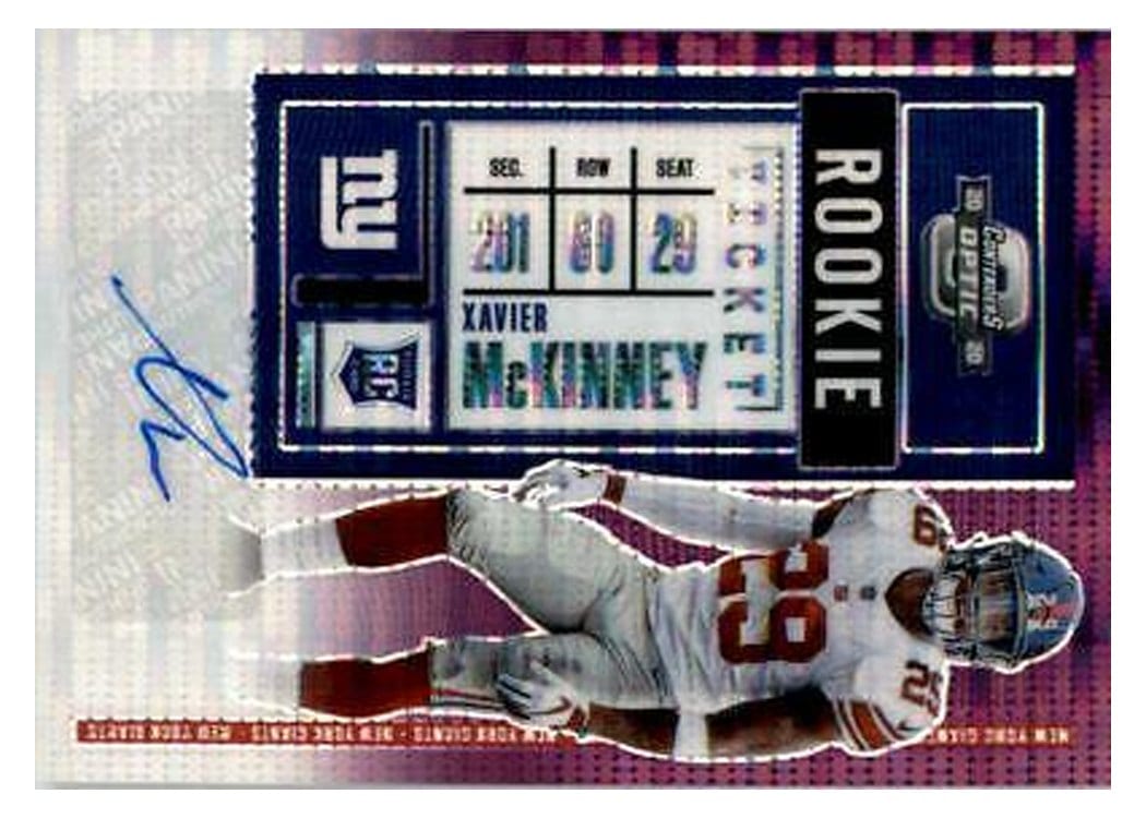 2020 Panini Contenders Optic Base Set Xavier McKinney #161 card