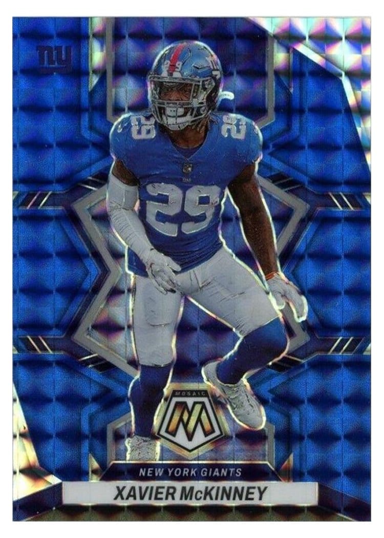 2022 Panini Mosaic Base Set Xavier McKinney #149 card