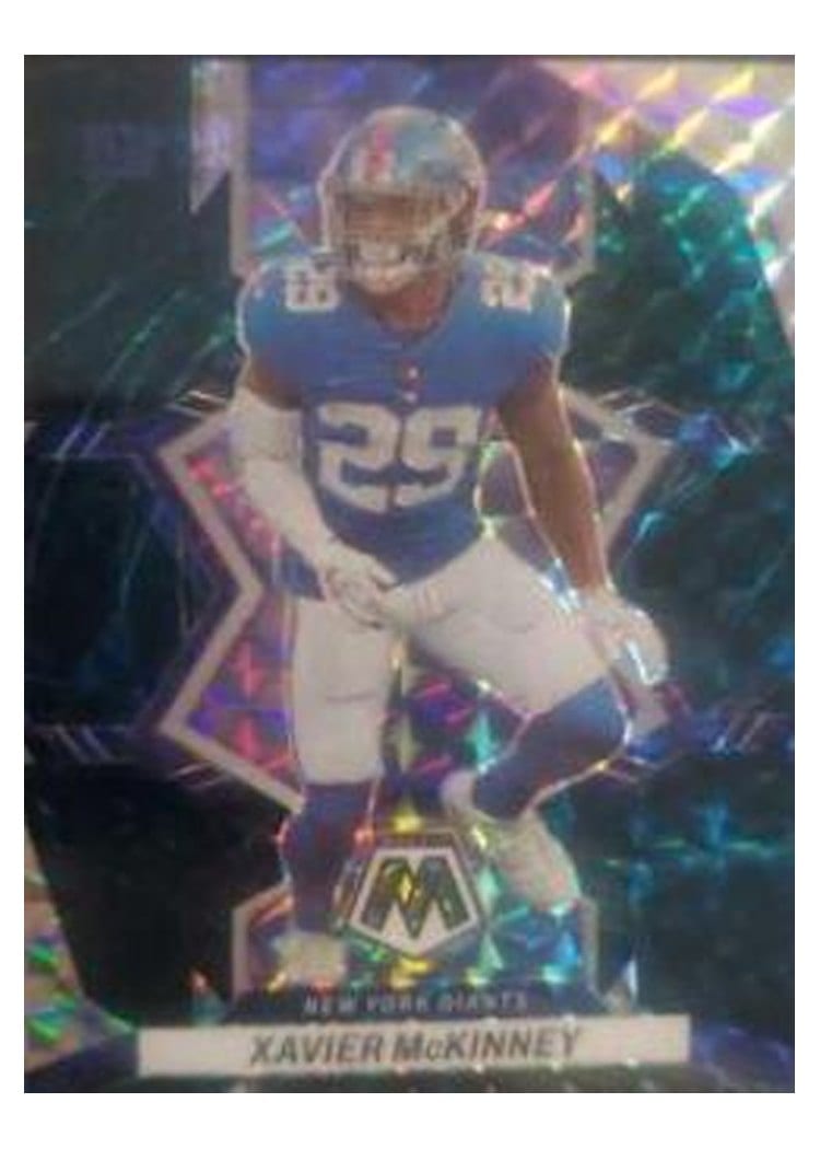 2022 Panini Mosaic Base Set Xavier McKinney #149 card