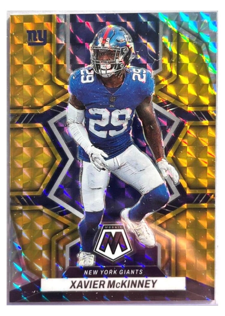 2022 Panini Mosaic Base Set Xavier McKinney #149 card