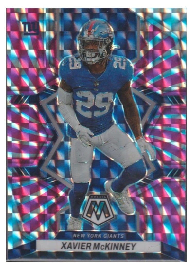 2022 Panini Mosaic Base Set Xavier McKinney #149 card