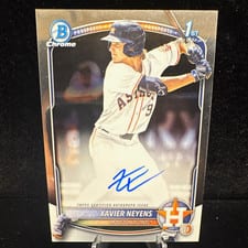2025 Bowman Draft Chrome Prospect Autographs Xavier Neyens #CPA-XN card