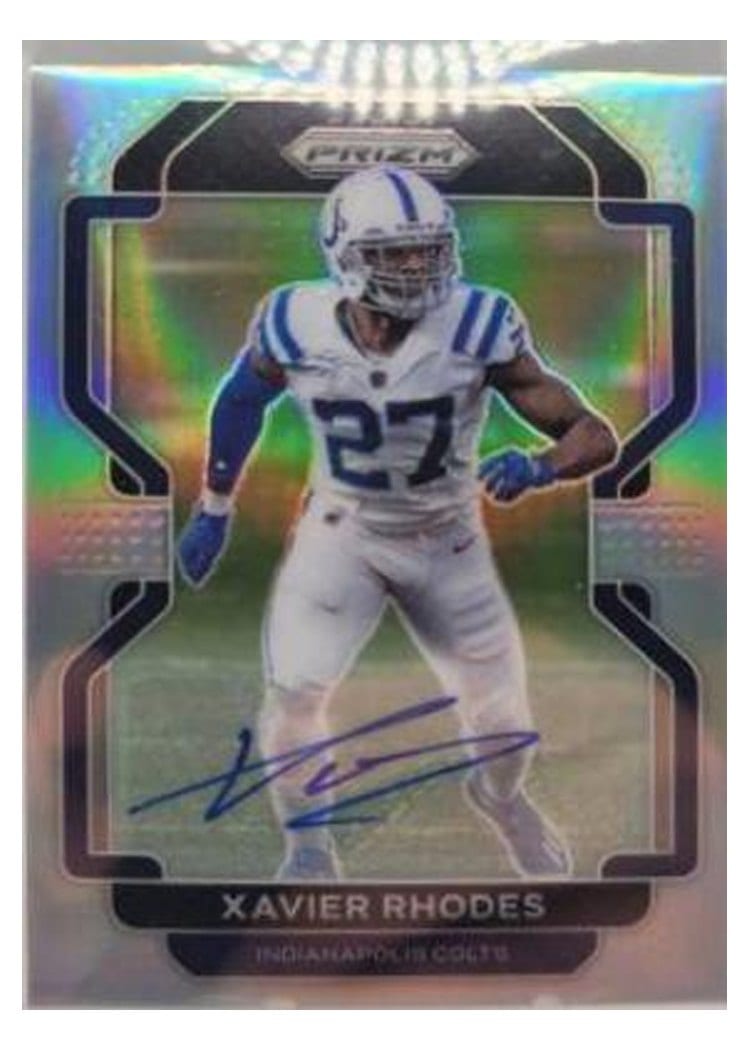 2021 Panini Prizm Base Set Xavier Rhodes #29 card