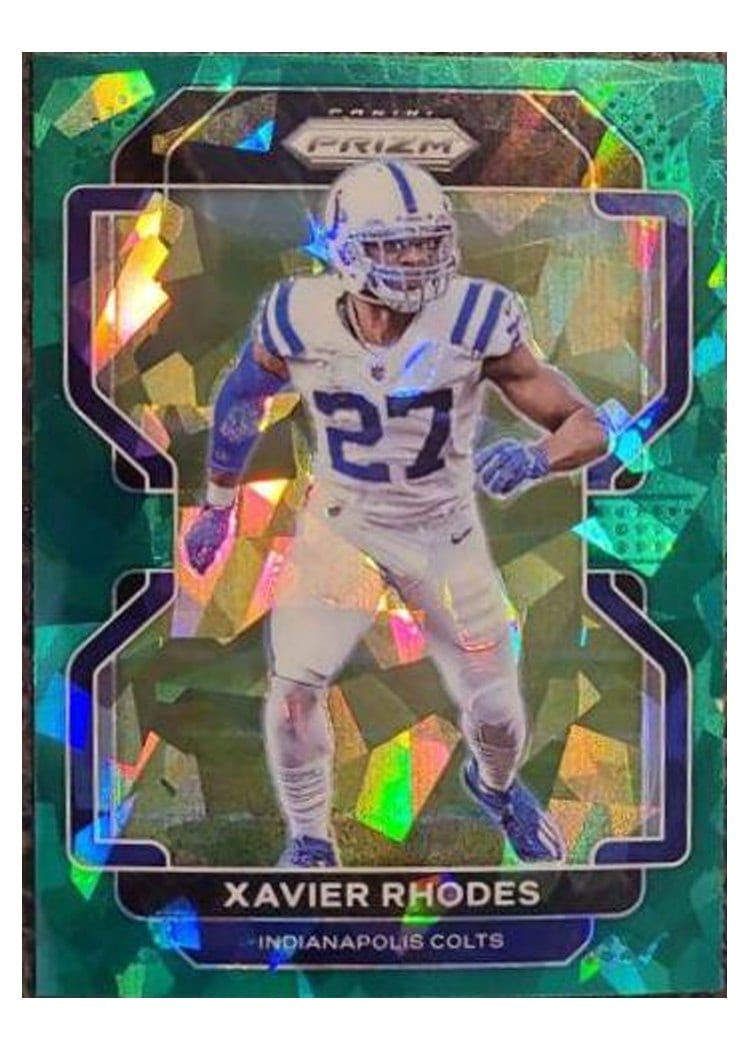 2021 Panini Prizm Base Set Xavier Rhodes #29 card