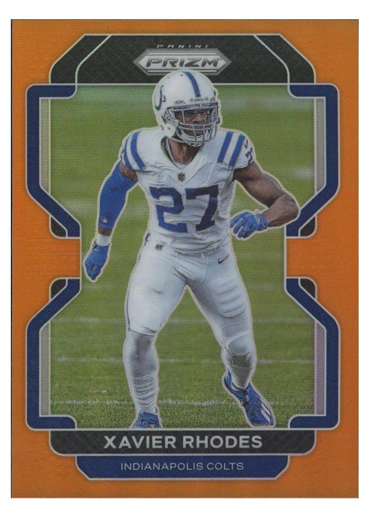 2021 Panini Prizm Base Set Xavier Rhodes #29 card