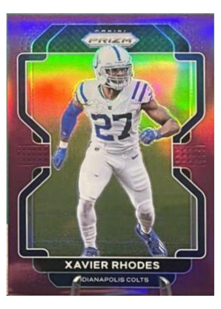 2021 Panini Prizm Base Set Xavier Rhodes #29 card