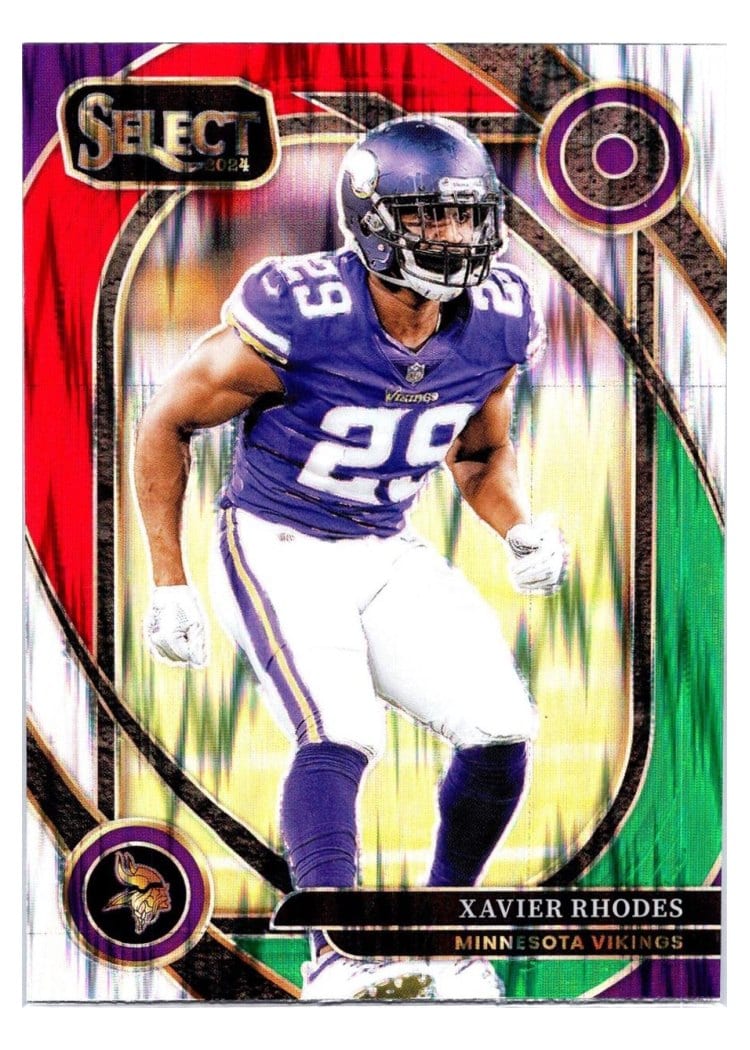 2024 Panini Select Base Set Xavier Rhodes #201 card