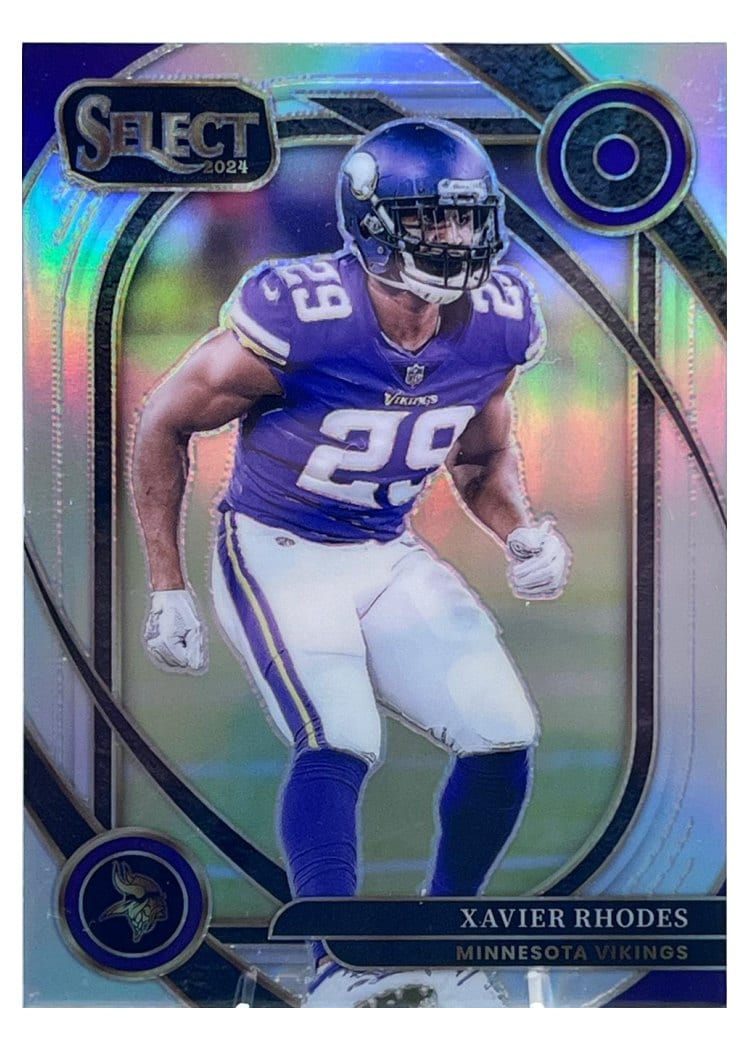 2024 Panini Select Base Set Xavier Rhodes Silver Prizm #201 card