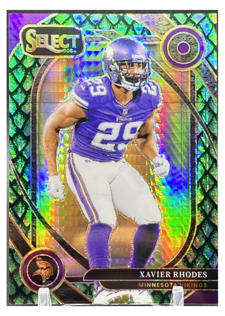 2024 Panini Select Base Set Xavier Rhodes #201 card