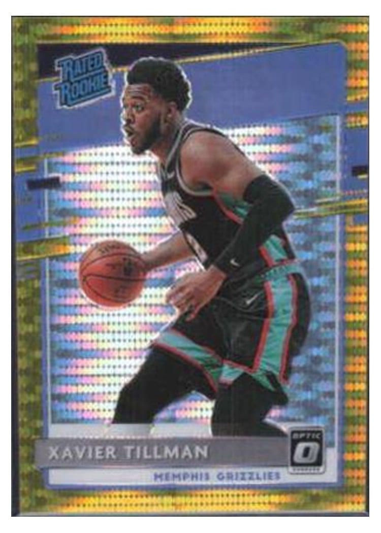 2020-21 Donruss Optic Base Set Xavier Tillman #185 card