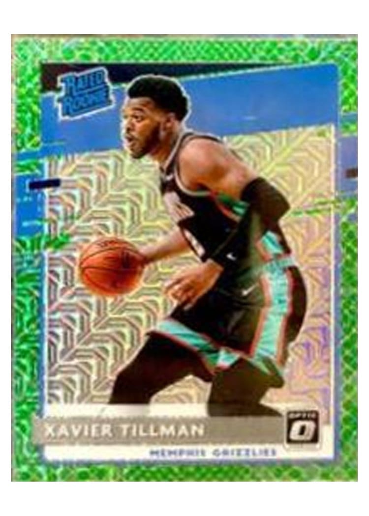 2020-21 Donruss Optic Base Set Xavier Tillman #185 card