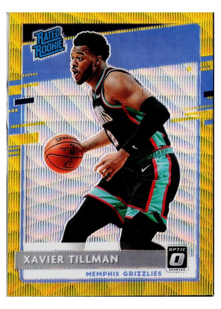 2020-21 Donruss Optic Base Set Xavier Tillman #185 card